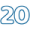 Grossissement Grossissement 20x