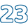 Grossissement Grossissement 23x